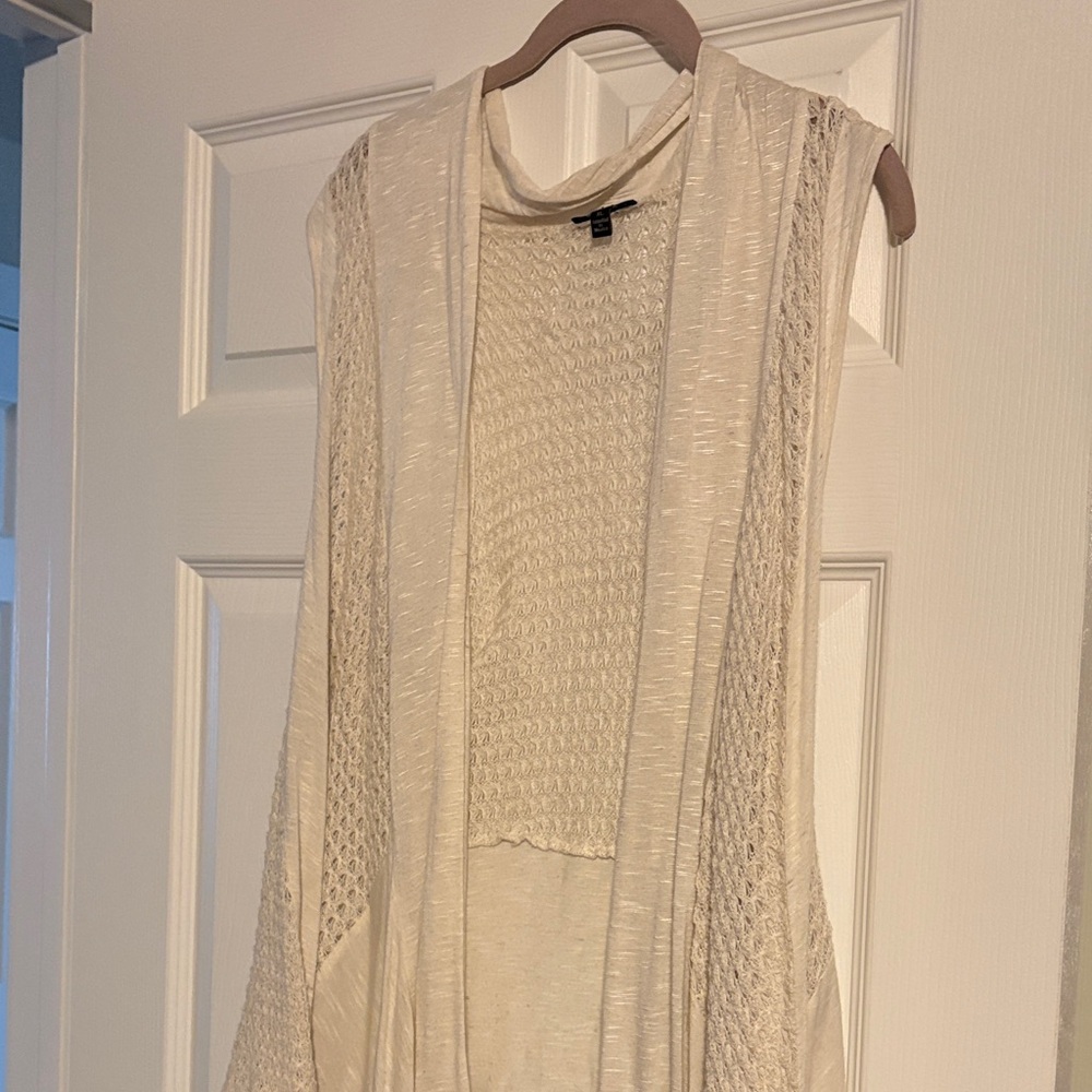 Apt. 9 Cream Knit Scarf Wrap